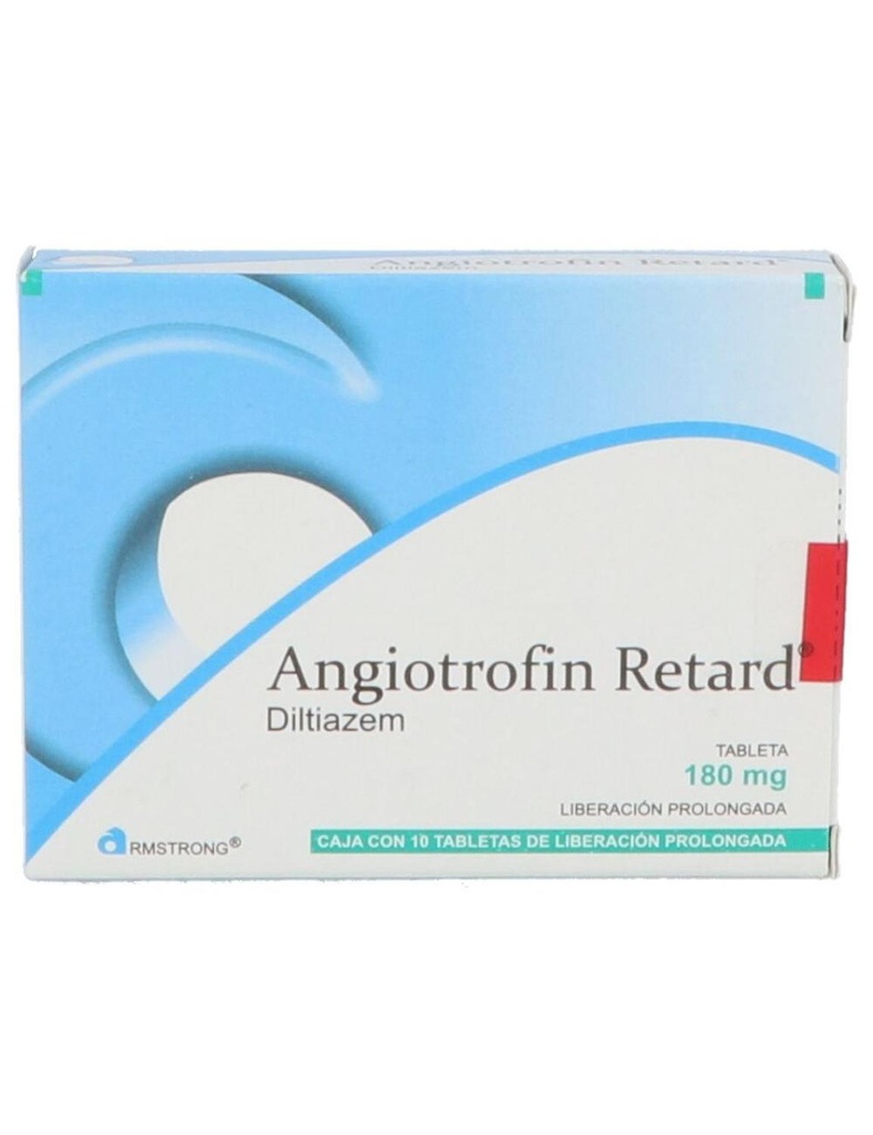 Angiotrofin Retard 180 Mg 10 Tabletas