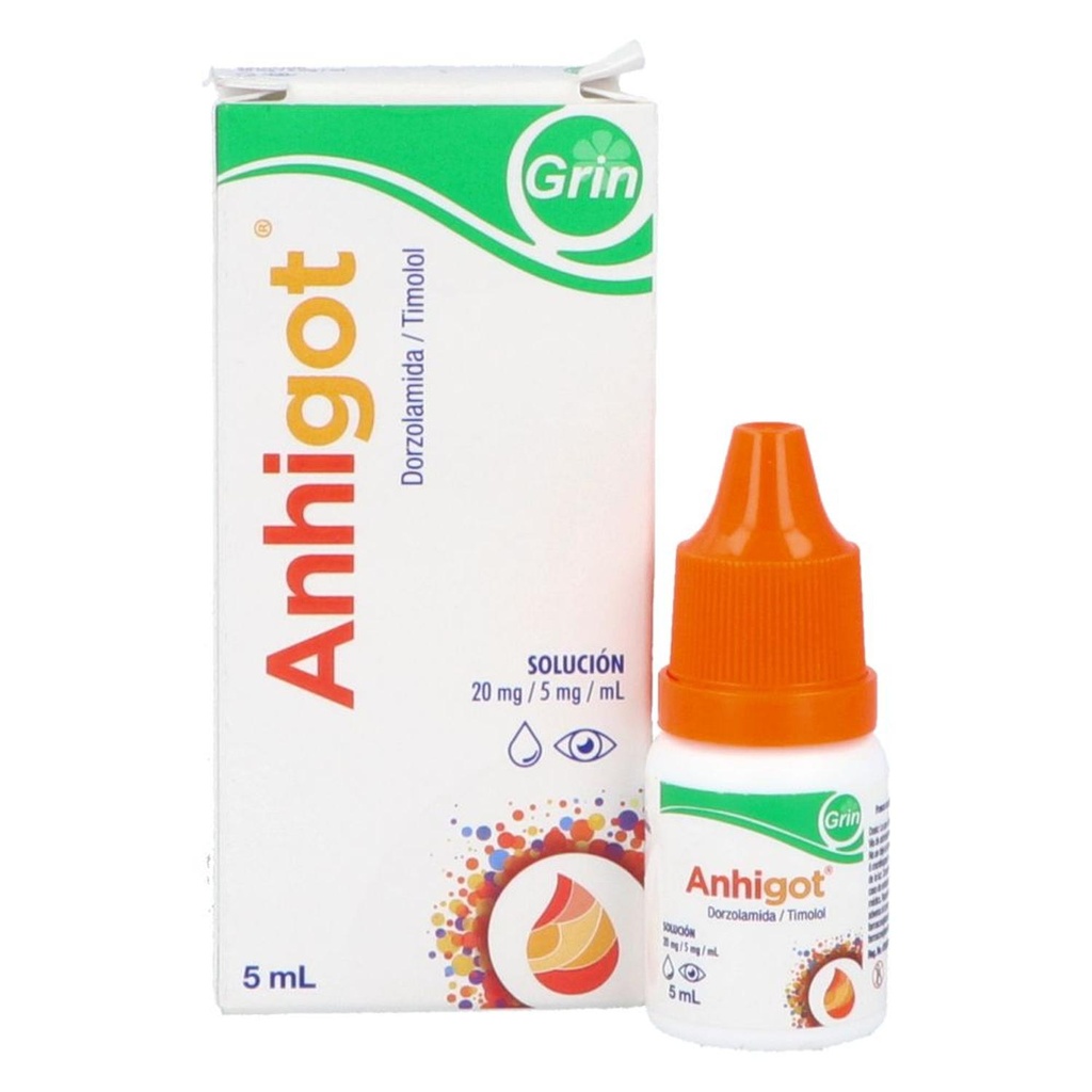 Anhigot Solución Oftálmica Frasco Gotero 5 Ml