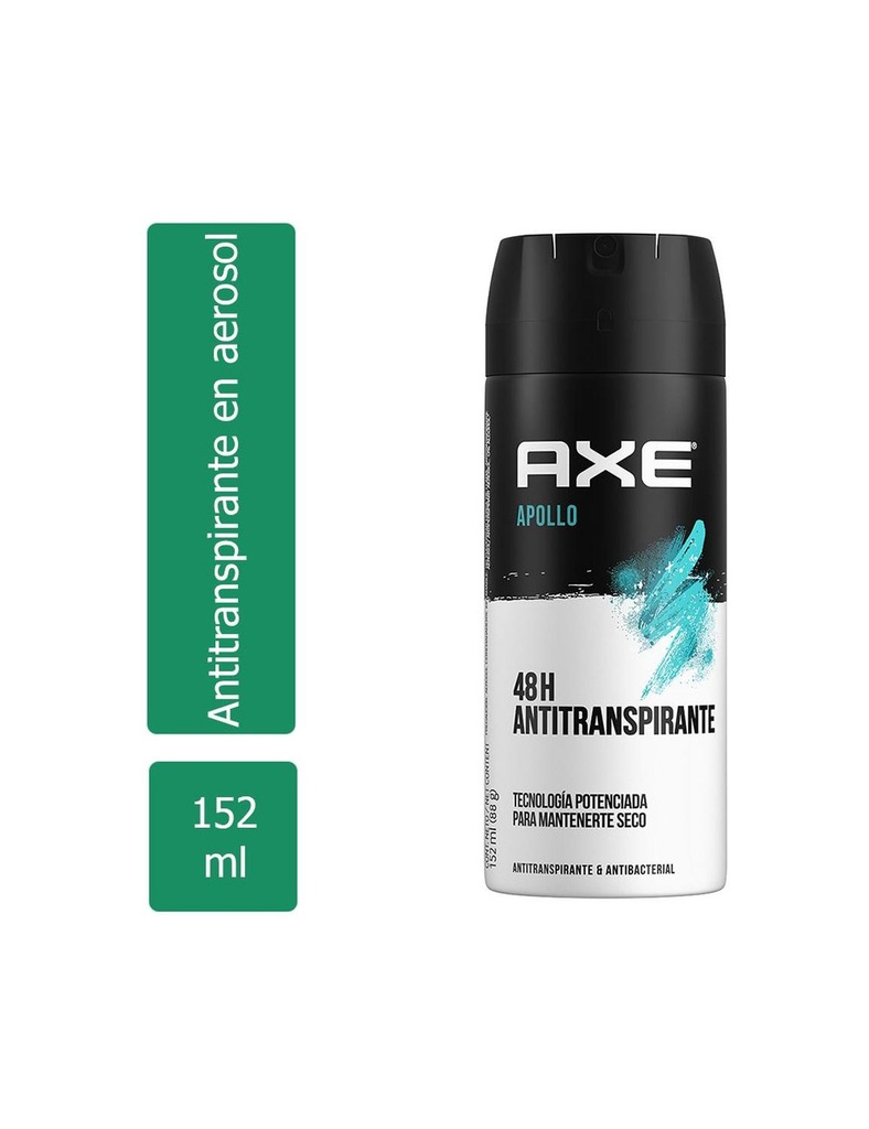 [7791293020297] Desodorante Axe Apollo Seco Spray 152 Ml