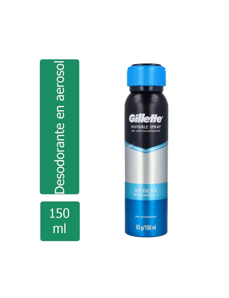 Desodorante Gillette Endurance Artic Ice Spray 150