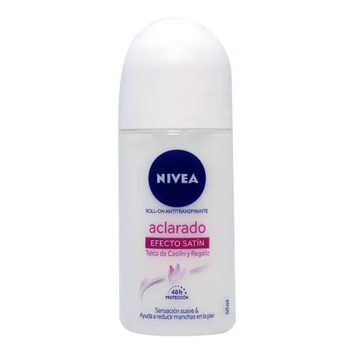 Desodorante Nivea Aclarado Satín Roll On 50 Ml