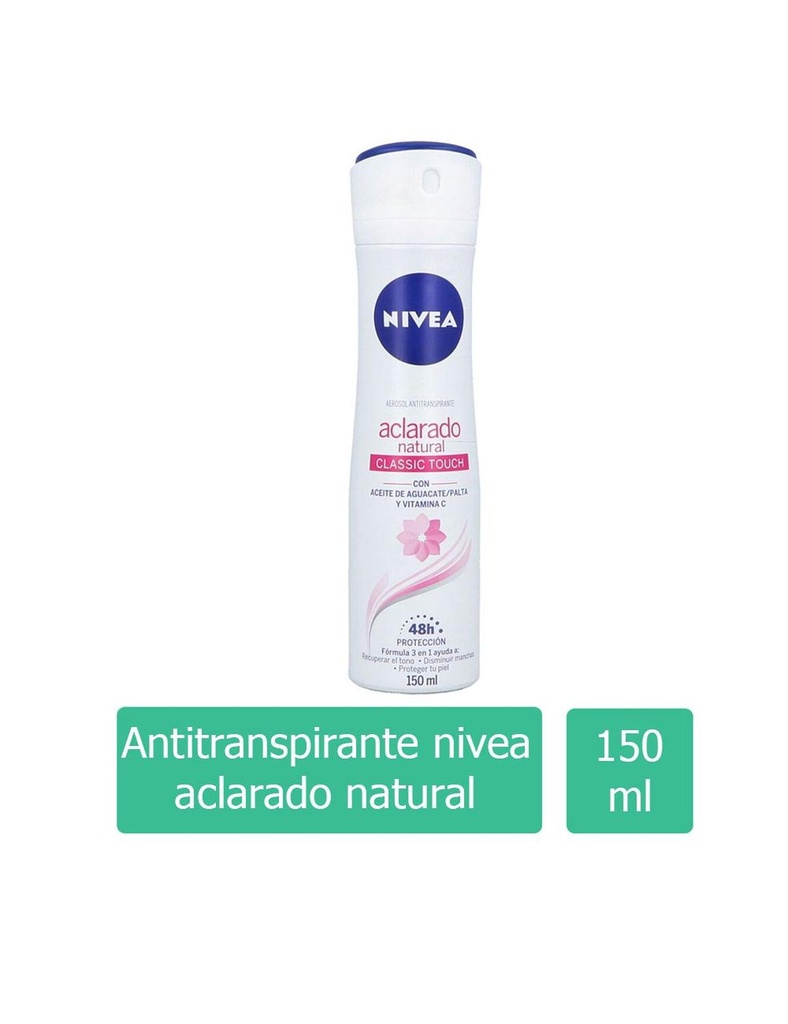 Desodorante Nivea Aclarado Spray 150 Ml