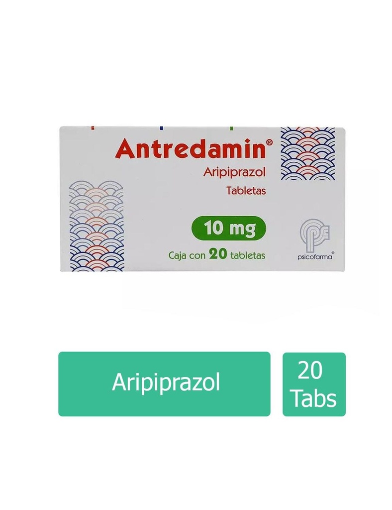 Antredamin 10 Mg 20 Tabletas