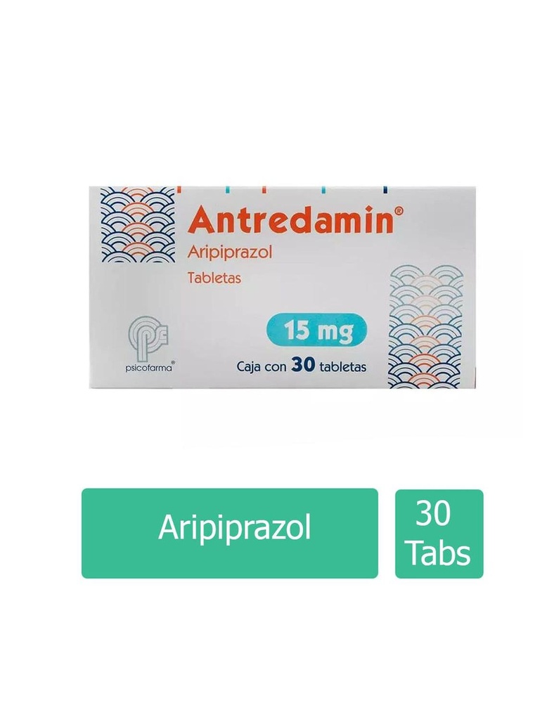 Antredamin 15 Mg 30 Tabletas