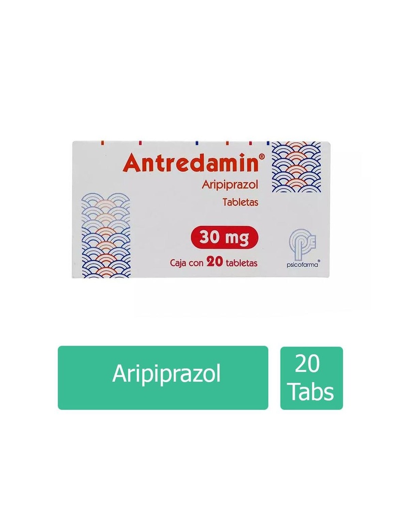 Antredamin 30 Mg 20 Tabletas