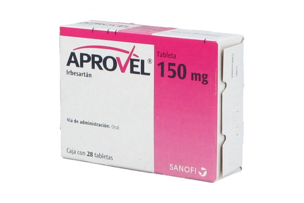 Aprovel 150 Mg 28 Tabletas