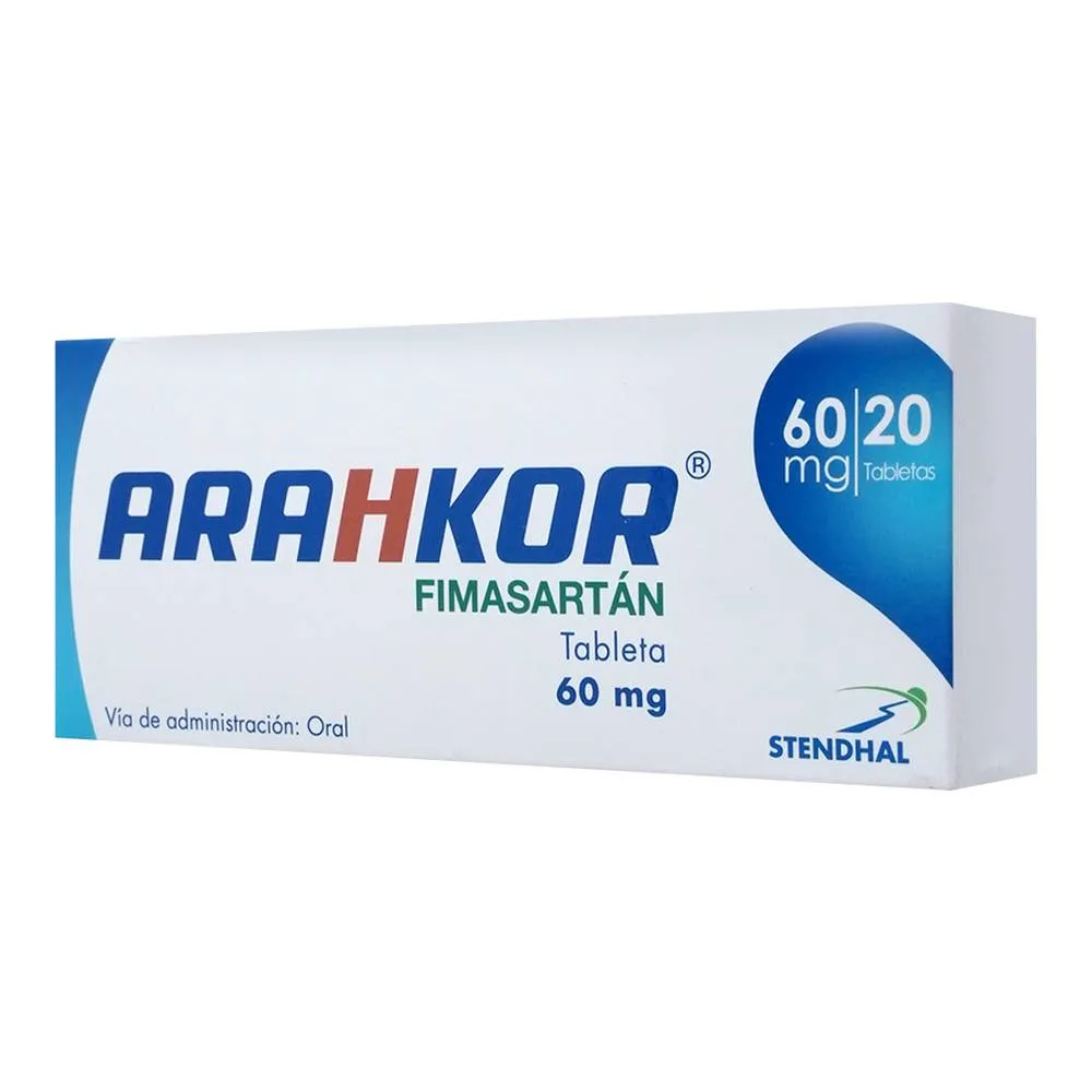 Arahkor 60 Mg 20 Tabletas
