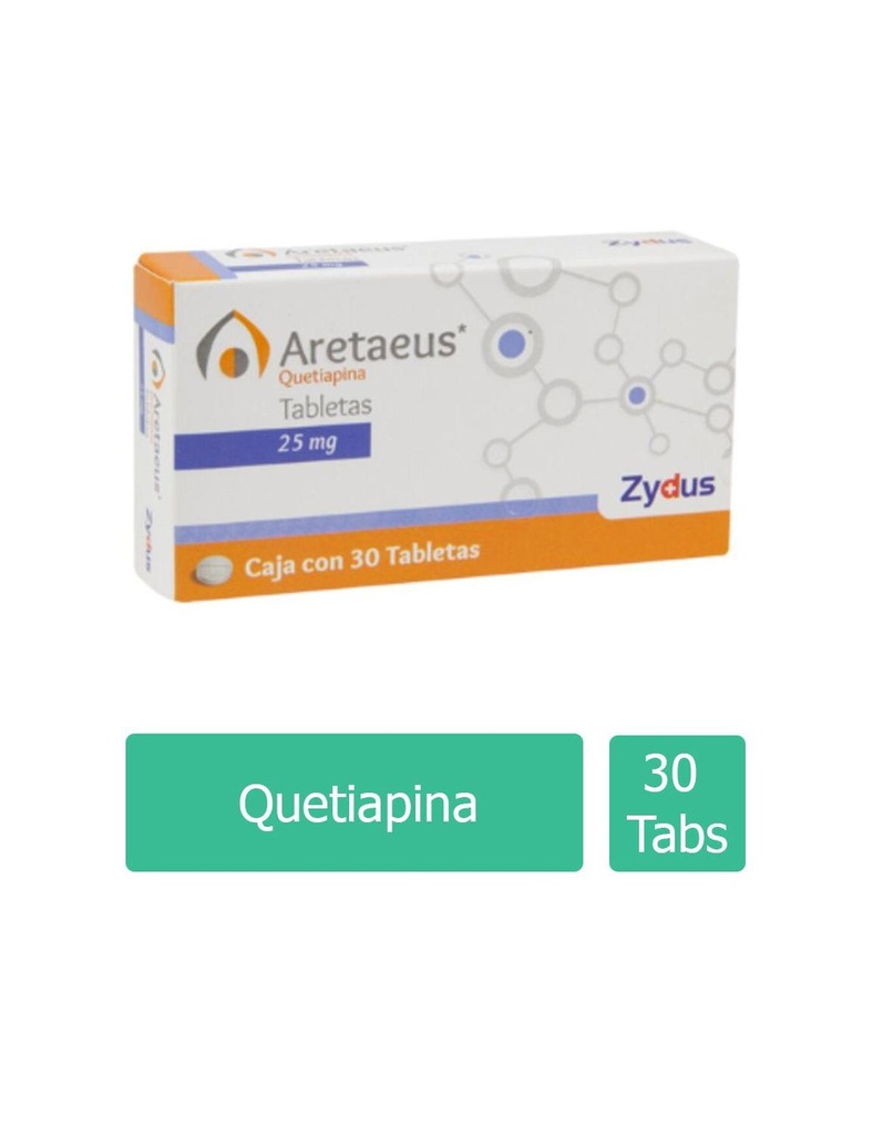 Aretaeus 25 Mg 30 Tabletas