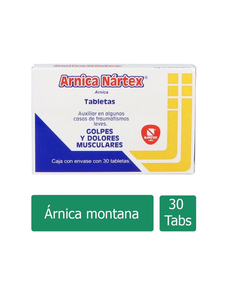 Árnica 30 Tabletas 