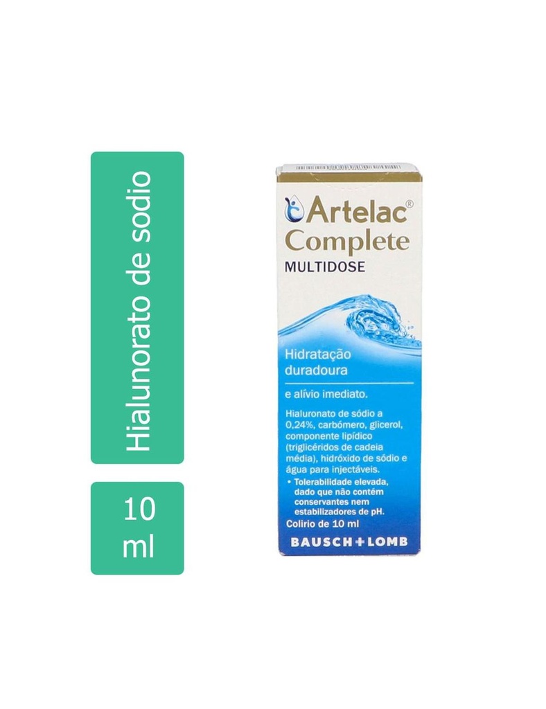 Artelac Complete Multidosis Oftálmico 10 Ml