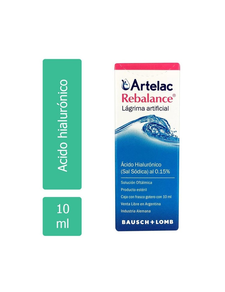 Artelac Rebalance 0.15% Gotas 10 Ml