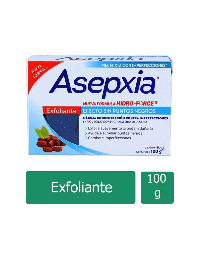 Jabón Asepxia Exfoliante 100 G