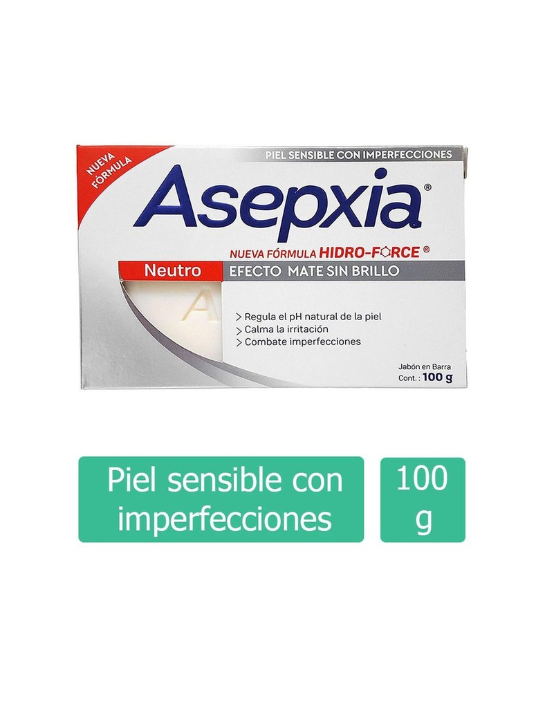 Jabón Asepxia Neutro 100 G