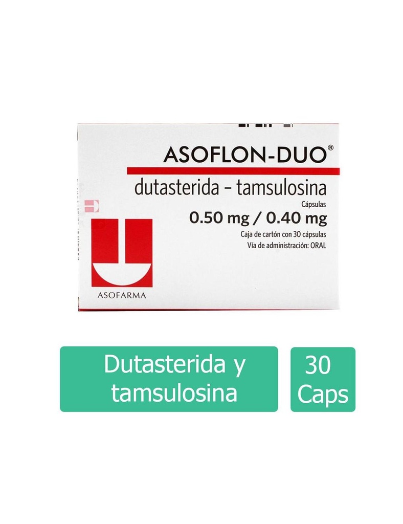 Asoflon Duo 0.5/0.4 Mg 30 Cápsulas