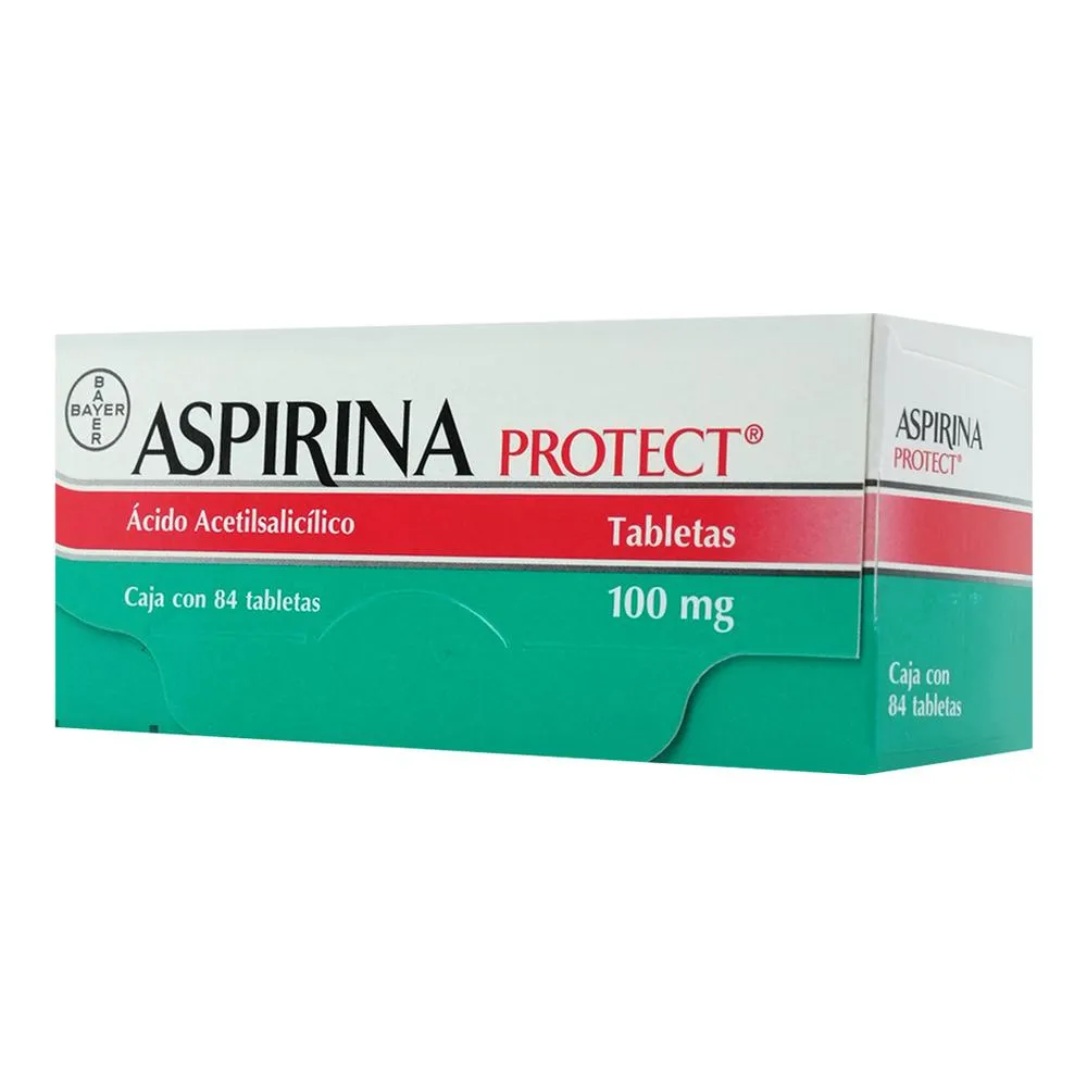 Aspirina Protect 100 Mg 84 Tabletas