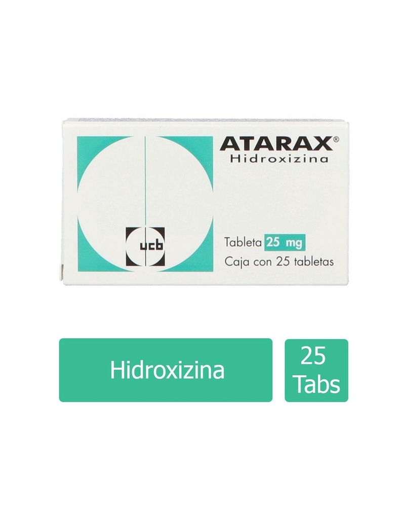 Atarax 25 Mg 25 Grageas