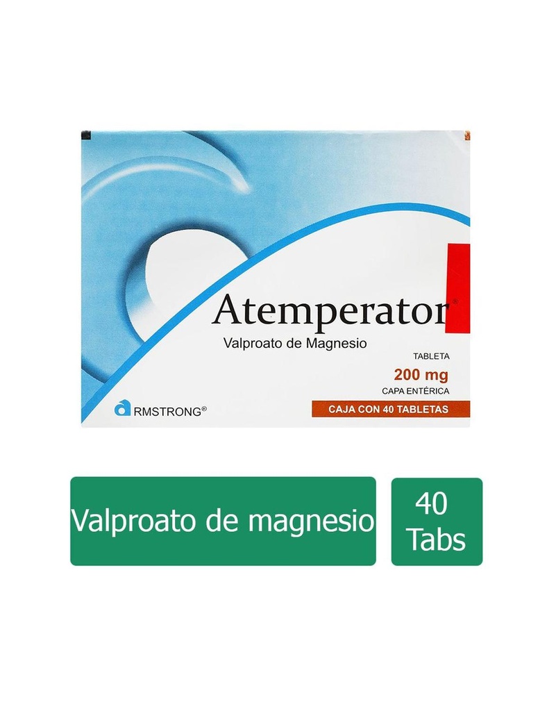 Atemperator 200 Mg 40 Tabletas