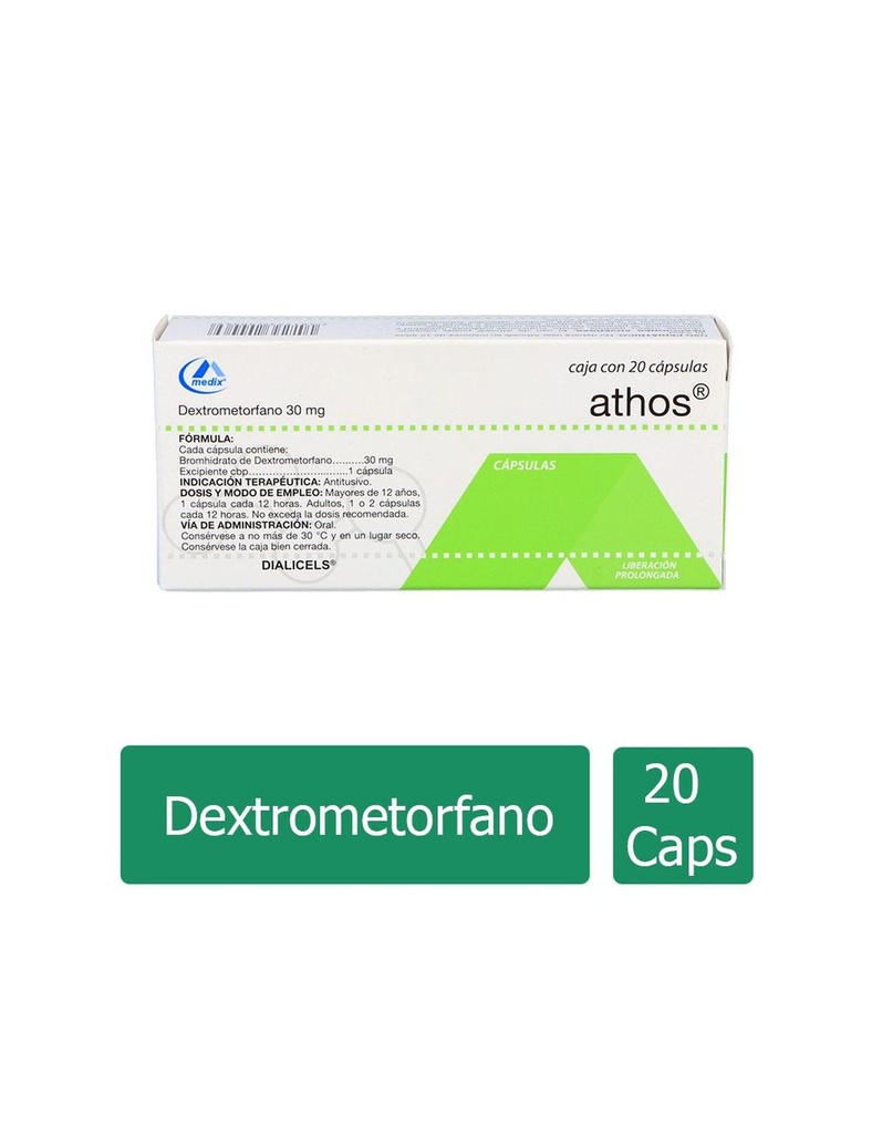 Athos 30 Mg 20 Cápsulas