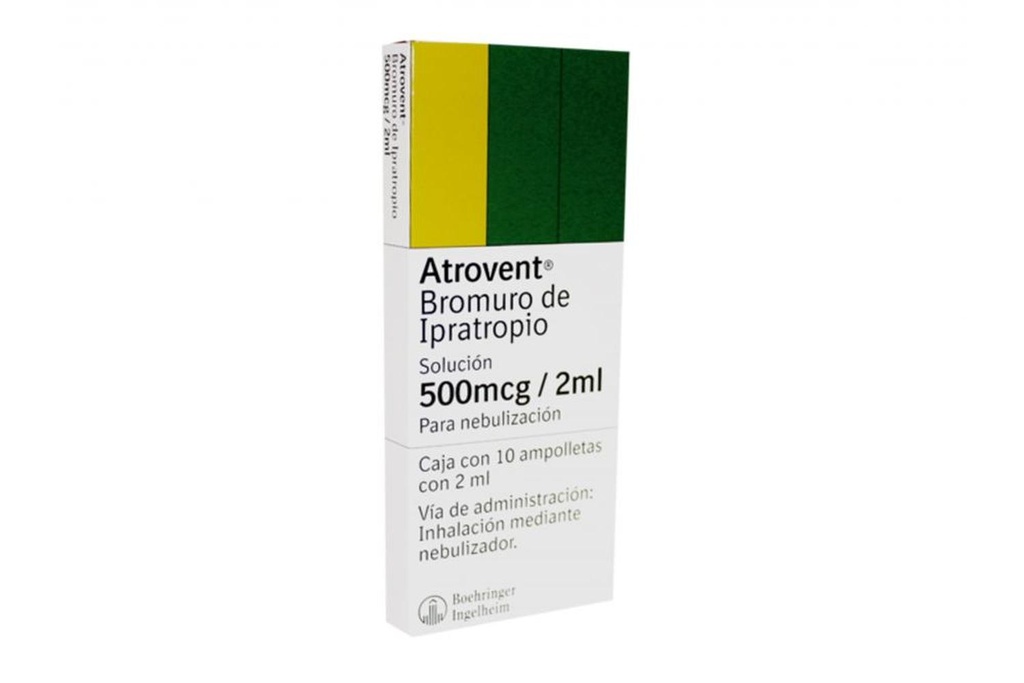 Atrovent 500 Mcg Solución 10 Amplletas 2 Ml