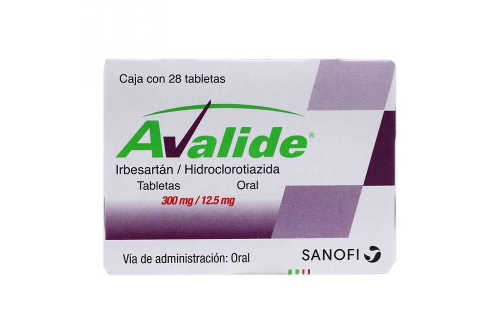 Avalide 300 Mg /12.5 Mg Caja Con 28 Tabletas
