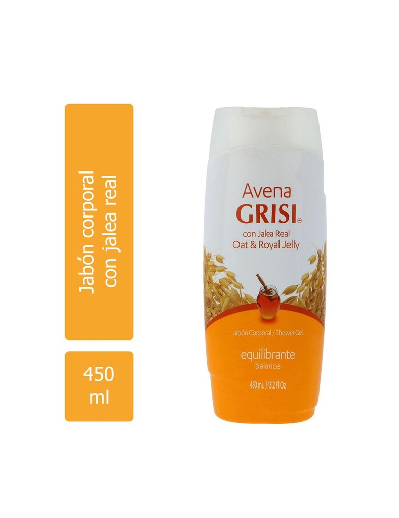 Jabón Líquido Grisi Avena 450 Ml