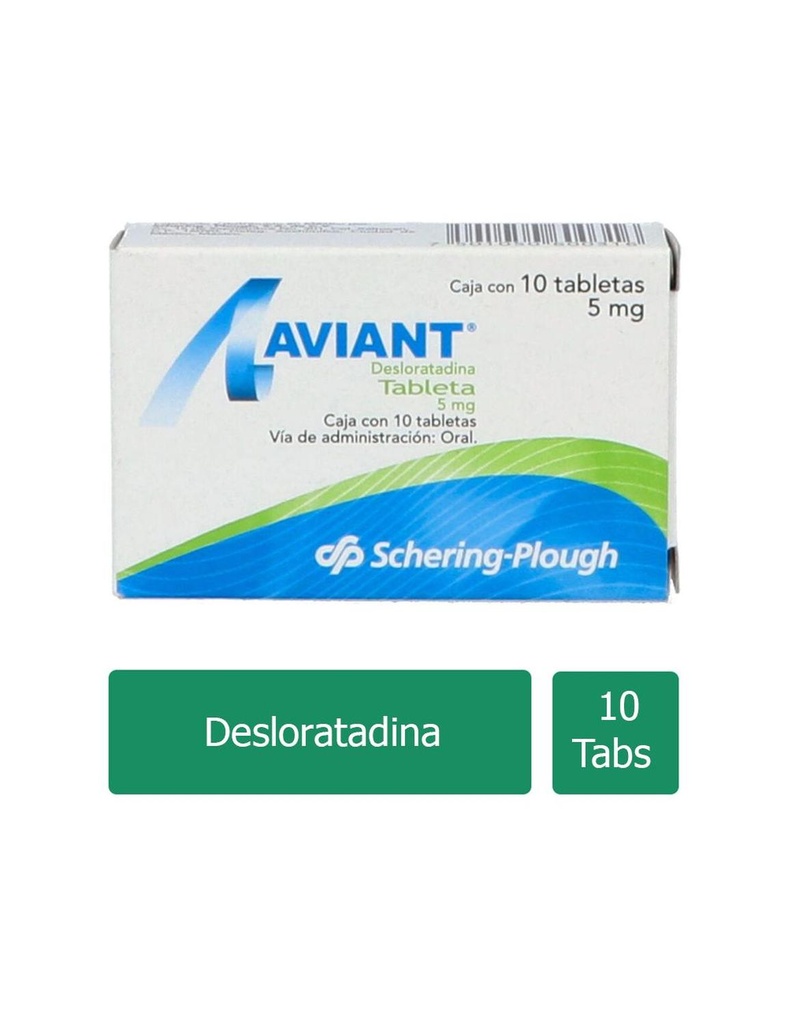 Aviant 5 Mg 10 Tabletas