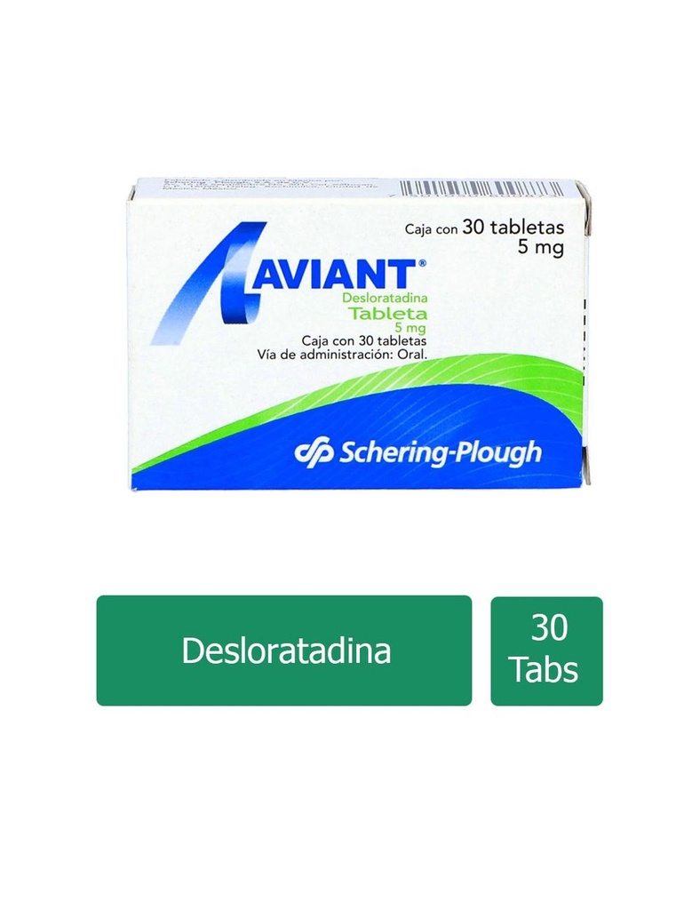 Aviant 5 Mg 30 Tabletas