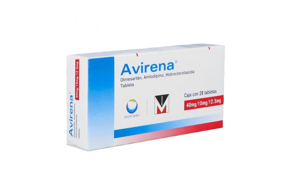 Avirena 40/10/12.5 Mg 28 Tabletas