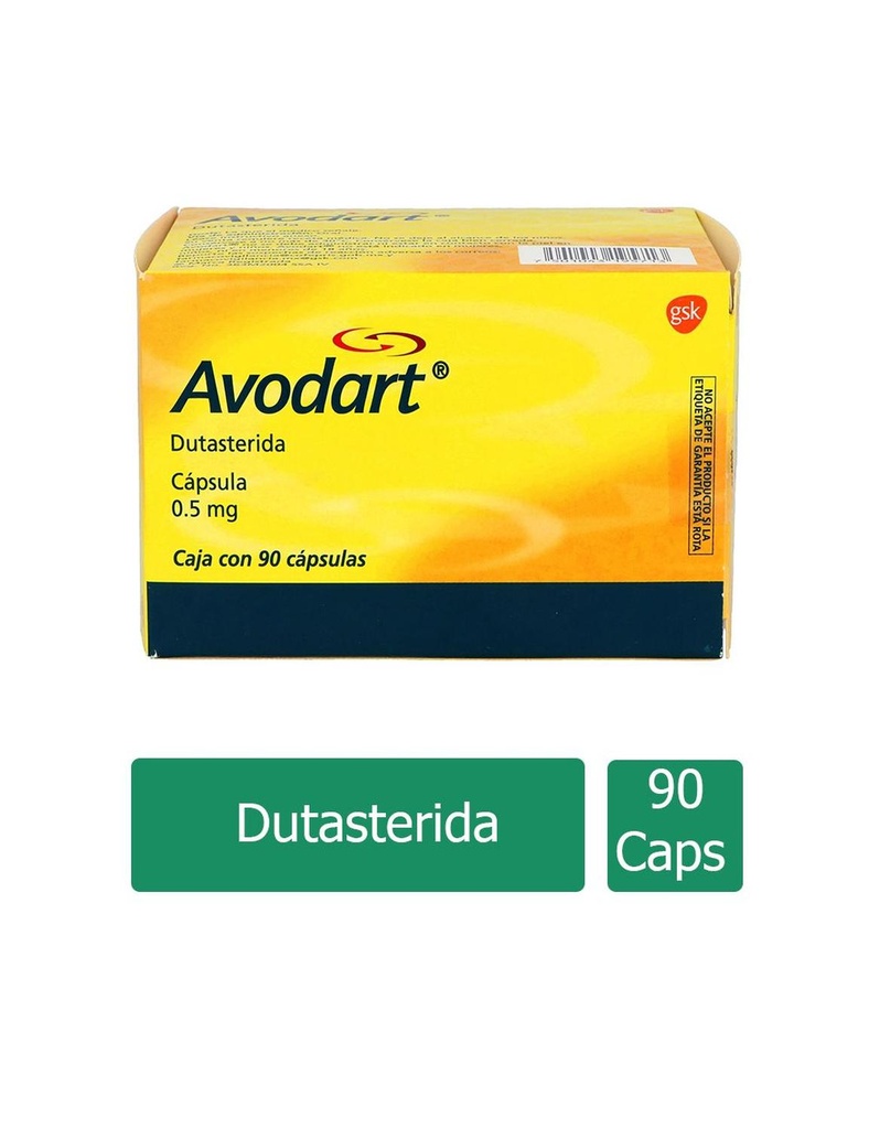 Avodart 0.5 Mg 90 Cápsulas
