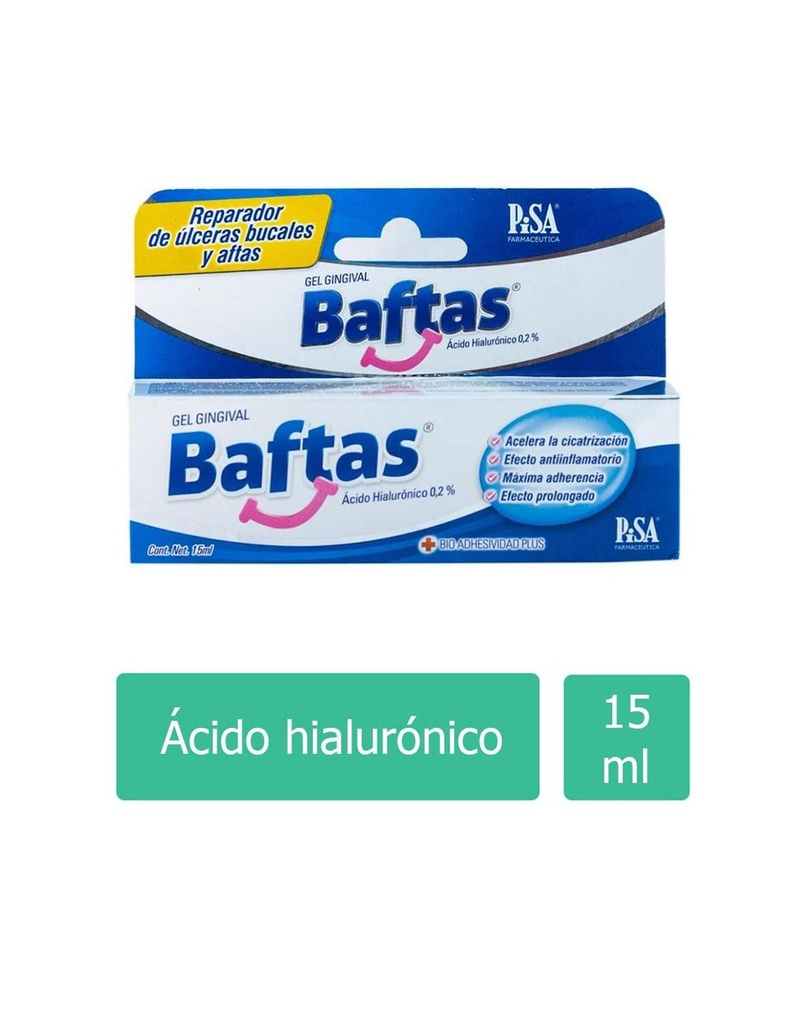 Baftas Gel Gingival Caja Tubo 15 Ml