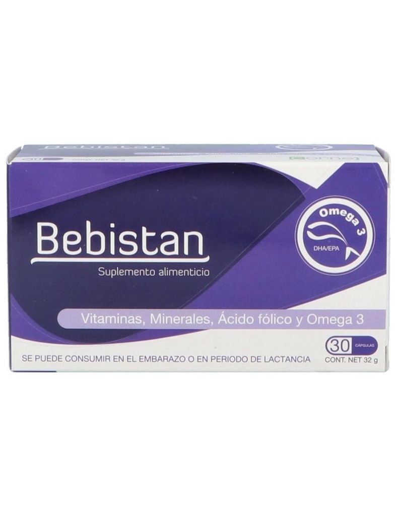 Bebistan Suplemento Alimenticio Omega3 30 Cápsulas
