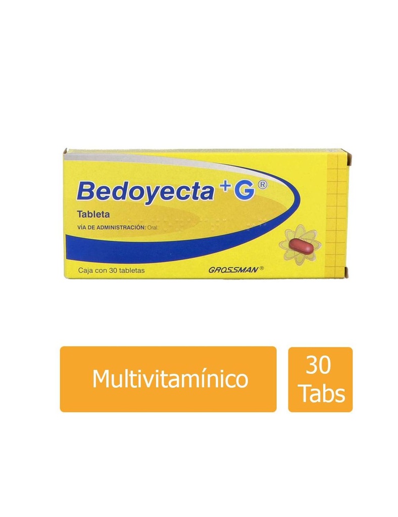 Bedoyecta +G Caja Con 30 Tabletas