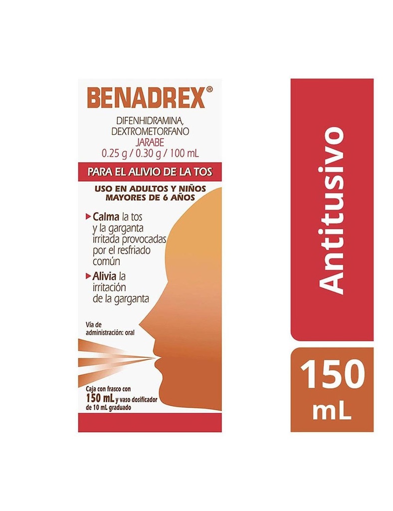 Benadrex Rev 0.25/0.30 G Jarabe 150 Ml