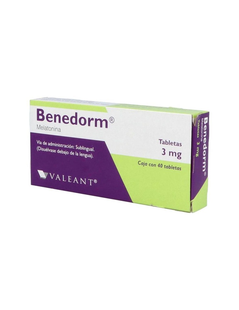 Benedorm 3 Mg 40 Tabletas