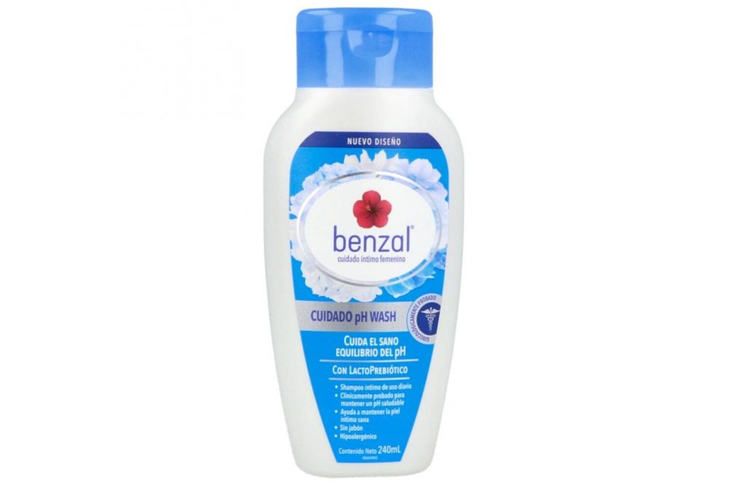 Benzal Wash Uso Diario pH 240 Ml