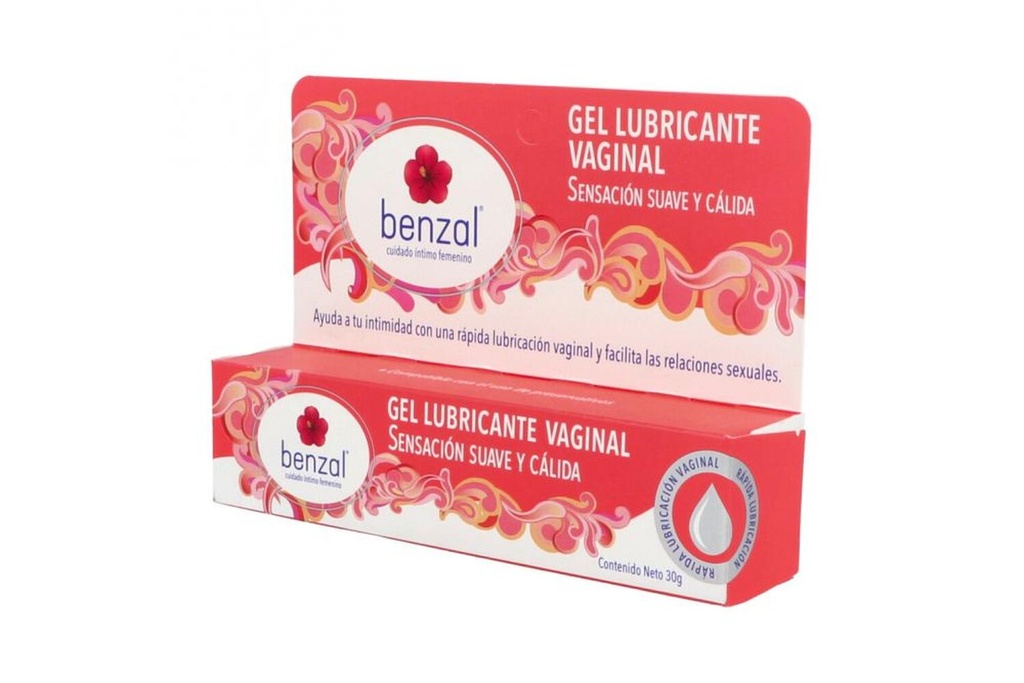 Benzal Gel Lubricante Vaginal Sensacion Suave 30 G