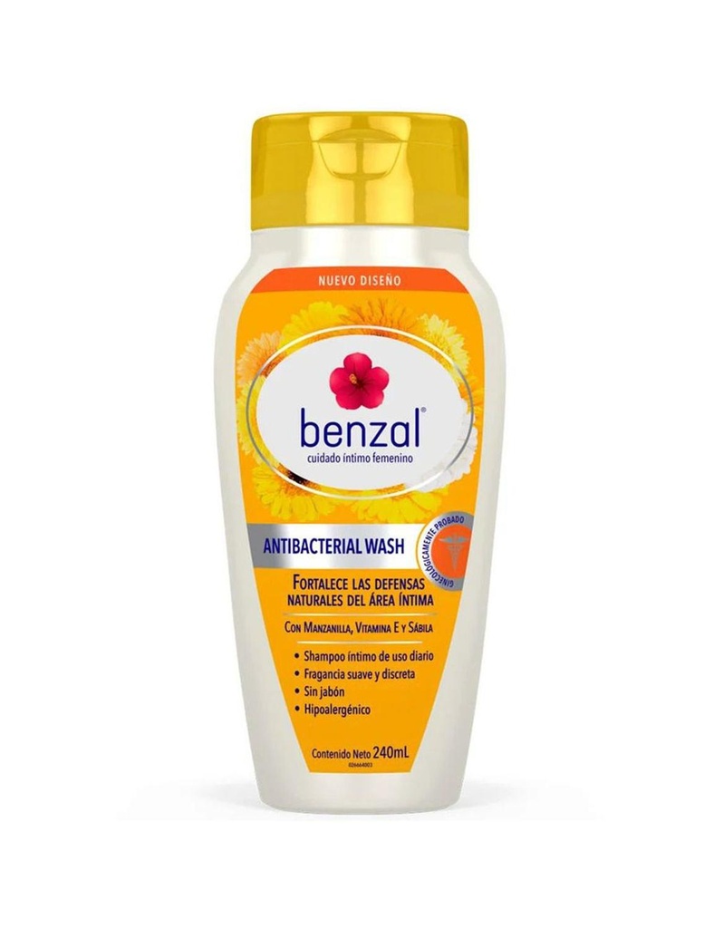 Benzal Wash Uso Diario Manzanilla 240 Ml