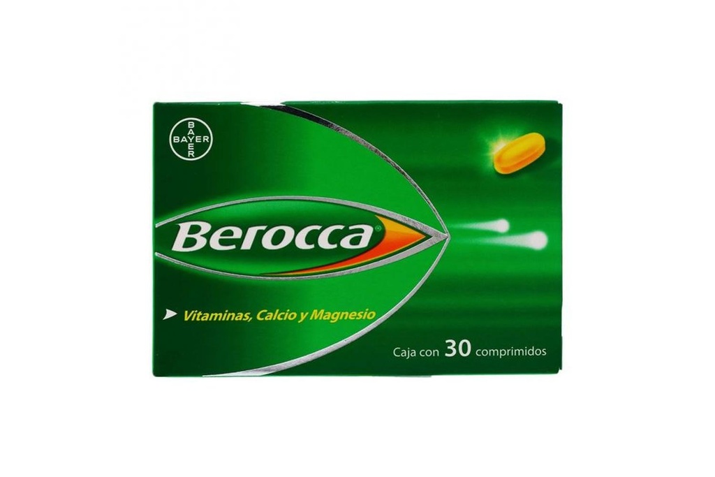 Berocca Vitaminas Calcio Y Magnesio 30 Comprimido