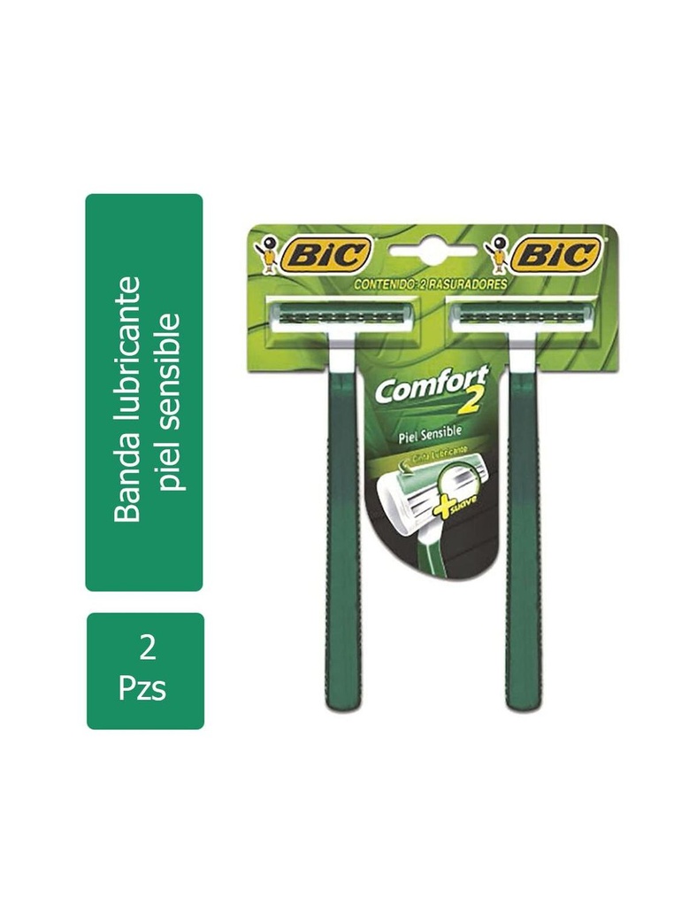 [70330709485] Máquina Bic Comfort Twin Piel Sensible 2 Piezas 