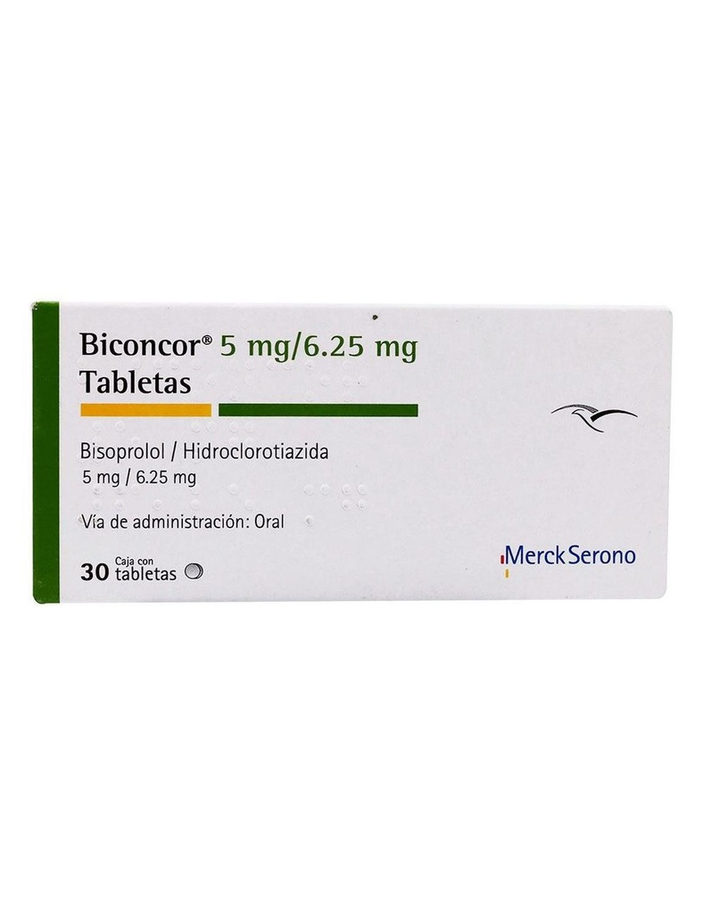 Biconcor 5/6.25 Mg 30 Grageas