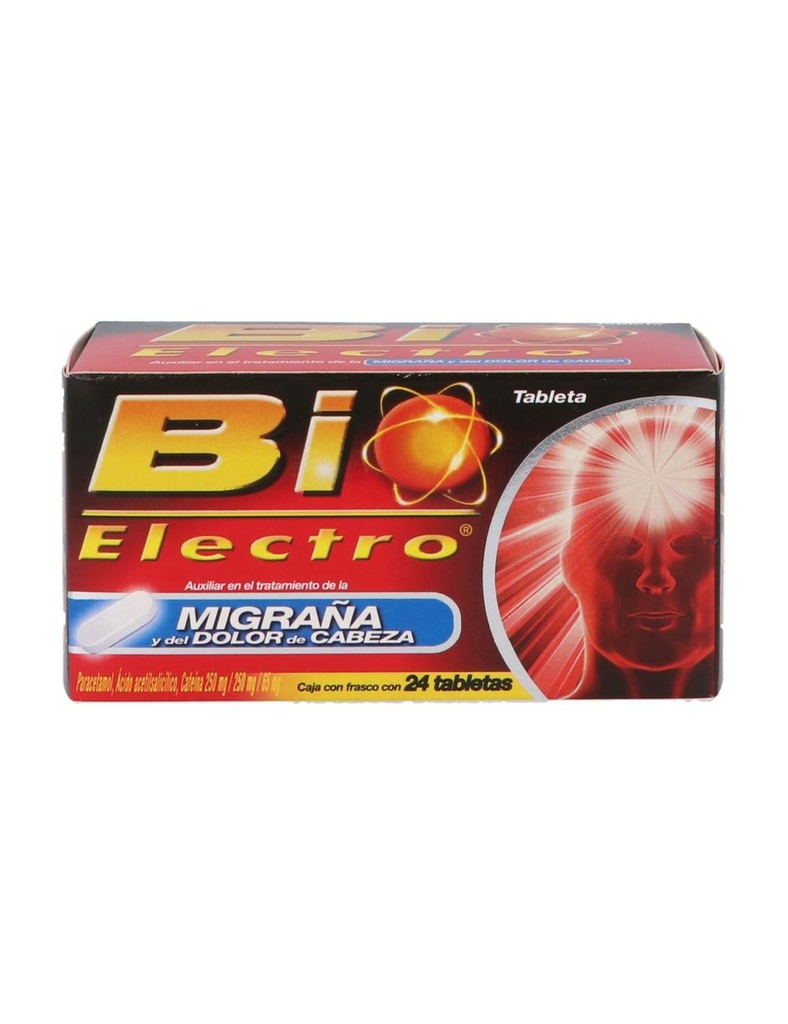 Bio Electro 250/250/65 Mg 24 Tabletas
