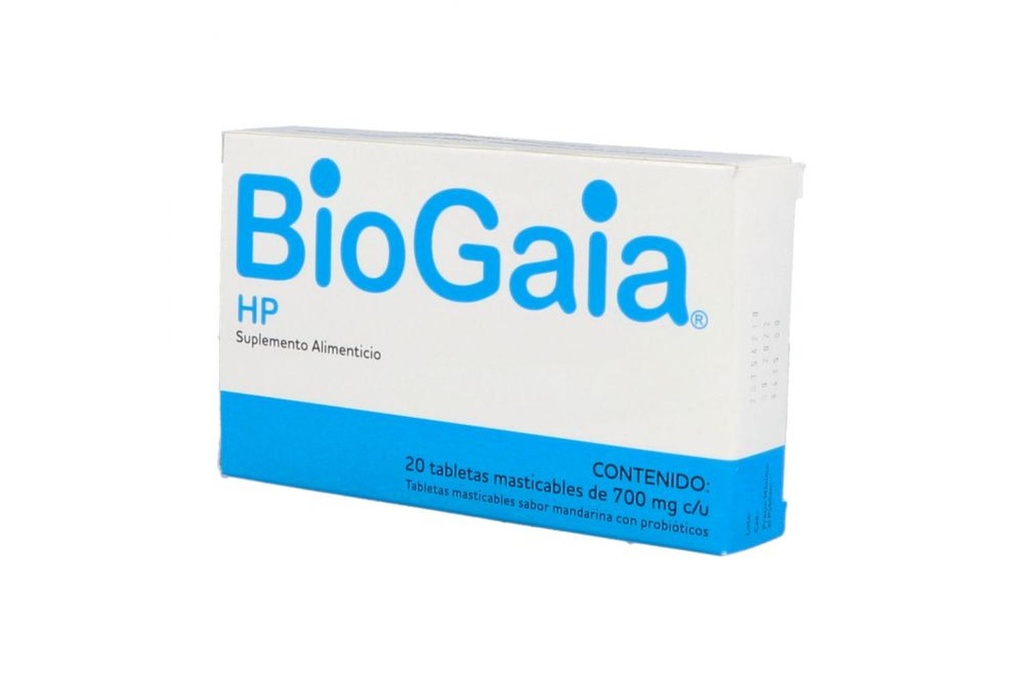 Biogaia HP Suplemento Alimenticio Mandarina 20 Tabletas