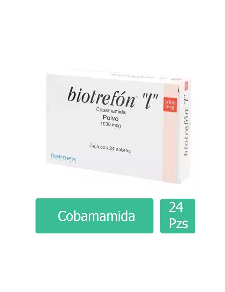 Biotrefon L 1000 Mcg Caja Con 24 Sobres