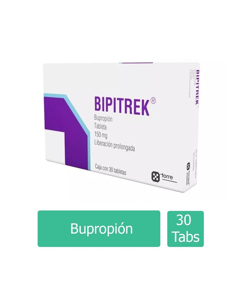 Bipitrek Liberación Prolongada 150 Mg 30 Tabletas