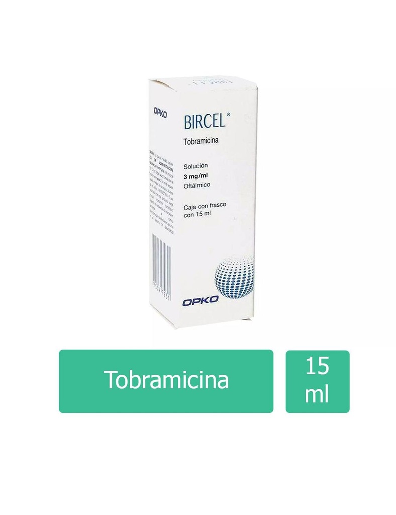 [75047931] Bircel Oftálmico Solución Frasco Gotero 15 Ml Genérico Exakta