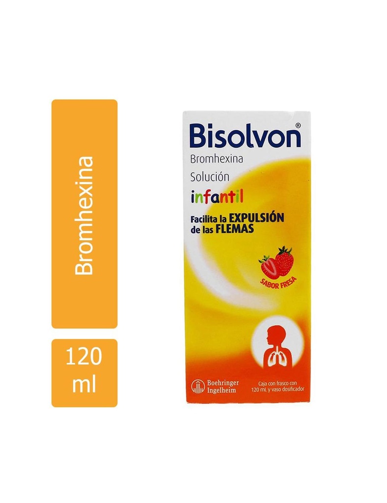 Bisolvon Infantil Jarabe Fresa 120 Ml