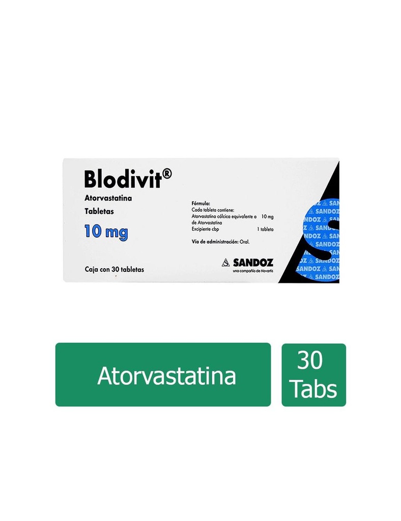 [7502216931800] Blodivit 10 Mg Caja Con 30 Tabletas