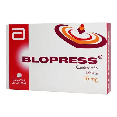 Blopress 16 Mg 28 Tabletas