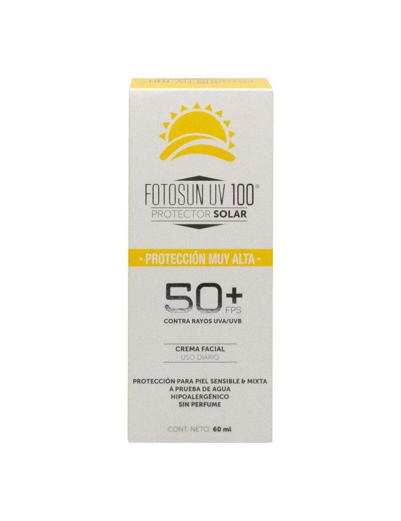 Bloqueador Fotosun Uv 100 FPS 50+ 60 Ml