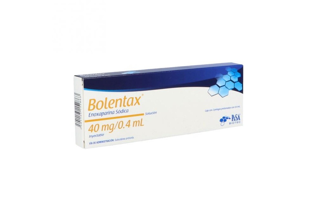 Bolentax 40 Mg/0.4 Ml 2 Jeringas Prellenadas